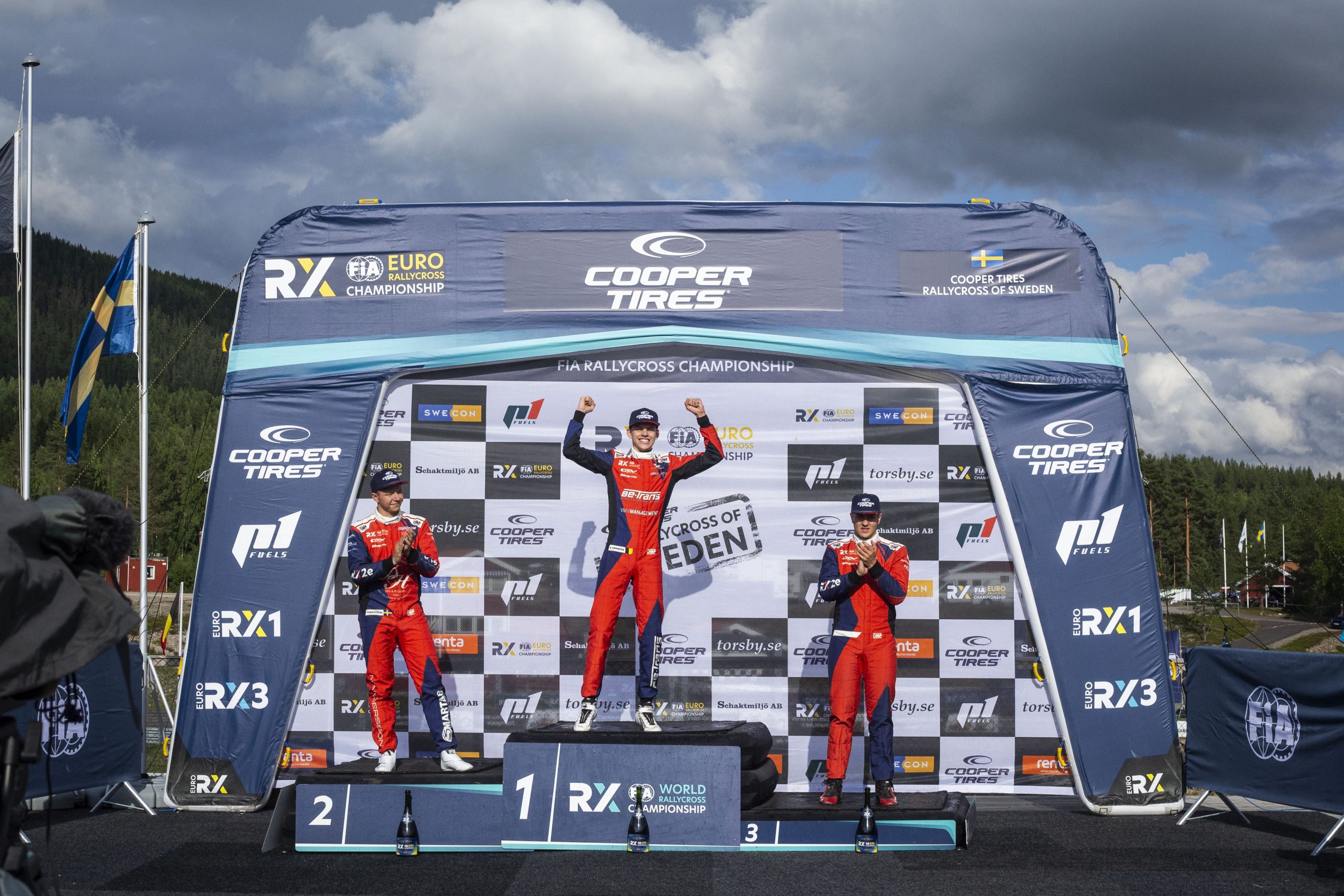 HOLJES 2022 RX2E CHAMPIONSHIP RALLYCROSS PODIUM